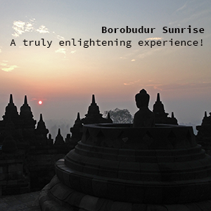 Borobudur Sunrise ads example